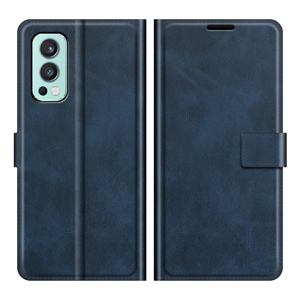 Cover portafoglio Leather Wallet OnePlus Nord 2 5G Blue