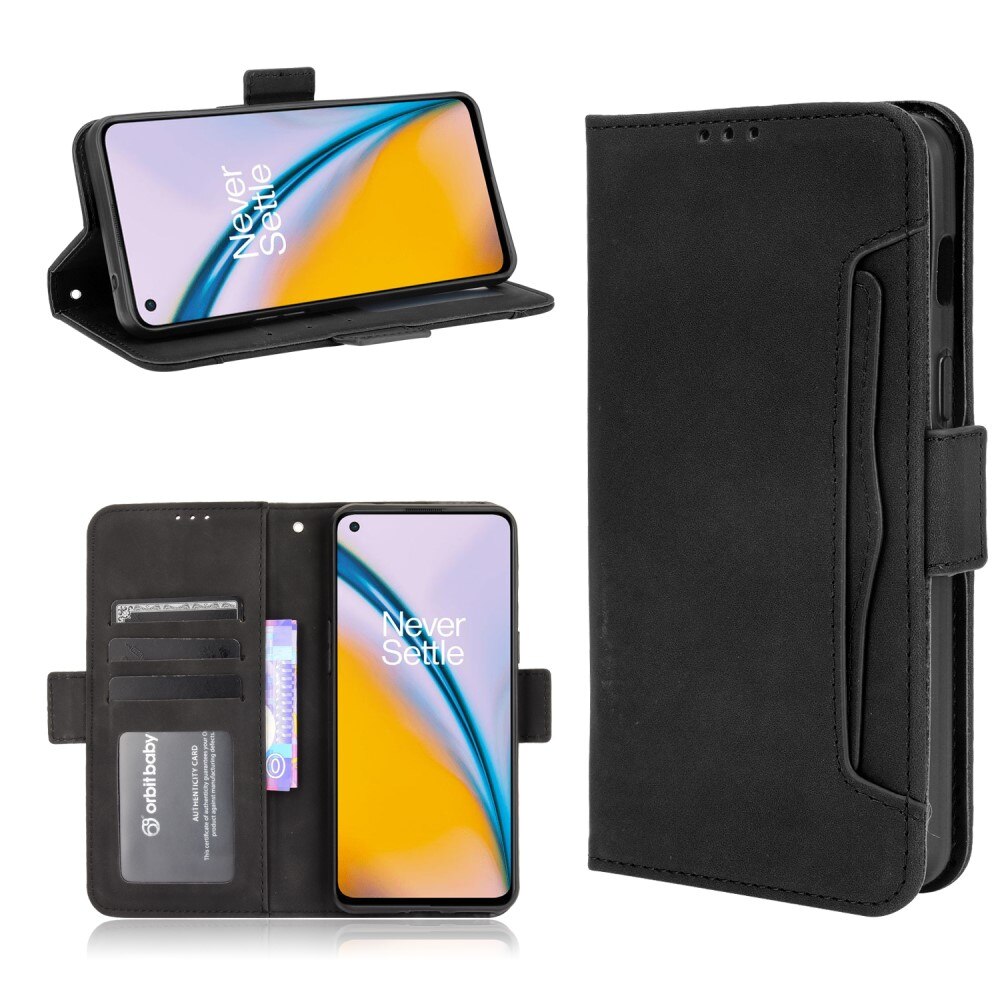 Cover portafoglio Multi OnePlus Nord 2 5G Nero