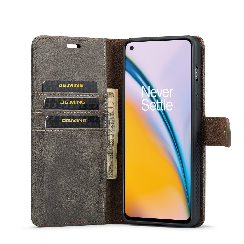 Cover portafoglio Magnet Wallet OnePlus Nord 2 5G Brown