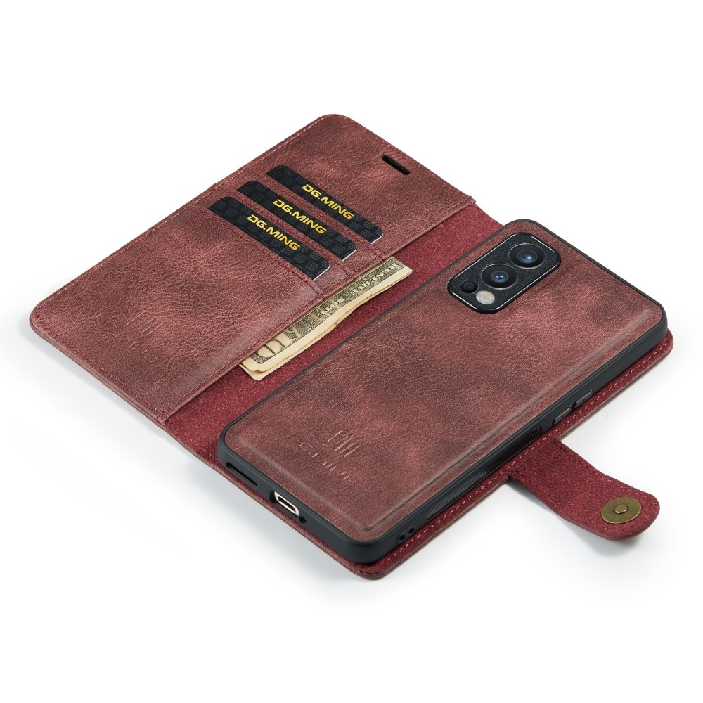 Cover portafoglio Magnet Wallet OnePlus Nord 2 5G Red