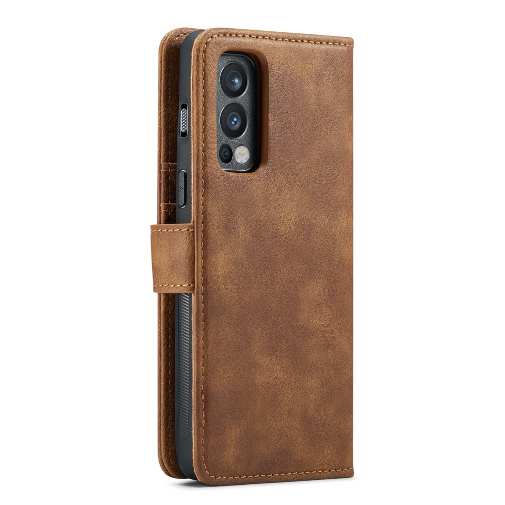 Cover portafoglio Magnet Wallet OnePlus Nord 2 5G Cognac