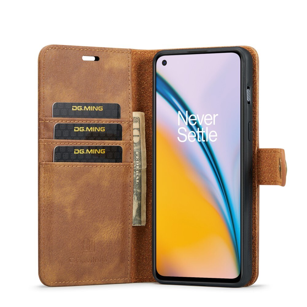 Cover portafoglio Magnet Wallet OnePlus Nord 2 5G Cognac