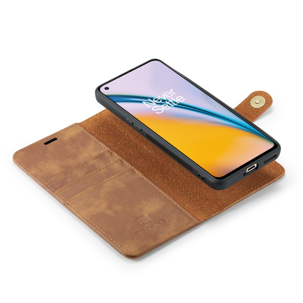 Cover portafoglio Magnet Wallet OnePlus Nord 2 5G Cognac