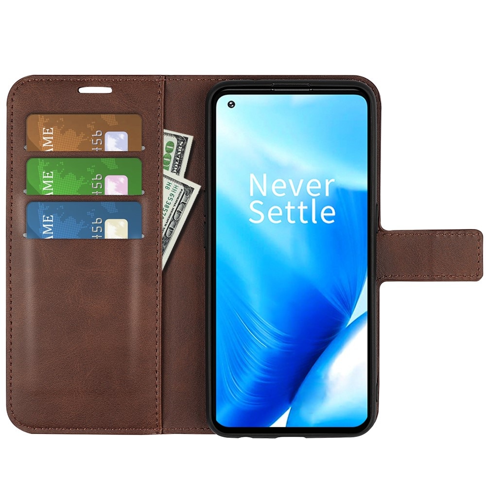 Cover portafoglio Leather Wallet OnePlus Nord N20 Brown