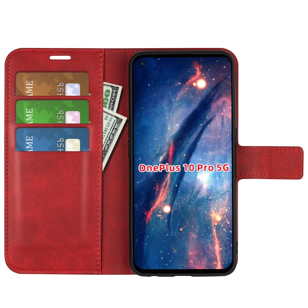 Cover portafoglio Leather Wallet OnePlus 10 Pro Red