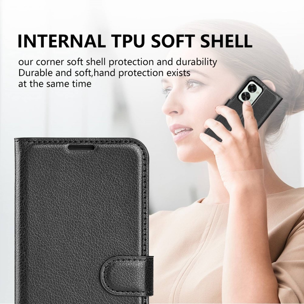 Cover portafoglio  Oneplus Nord 2T 5G Nero