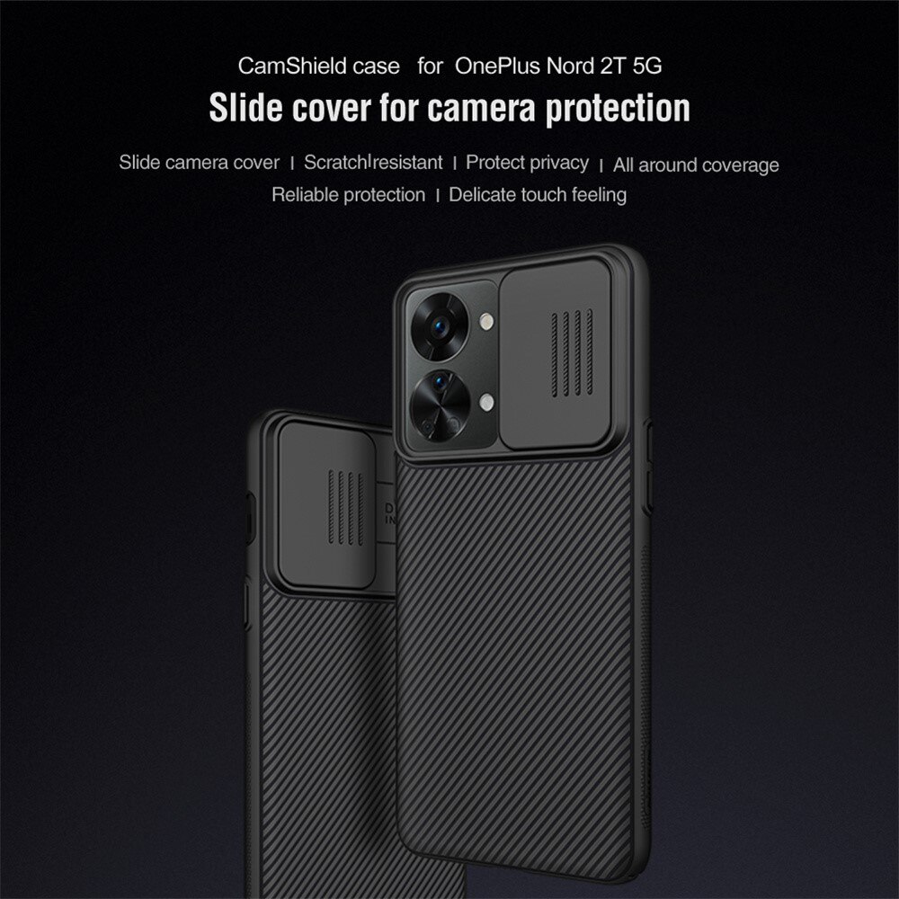 Cover CamShield OnePlus Nord 2T 5G Nero