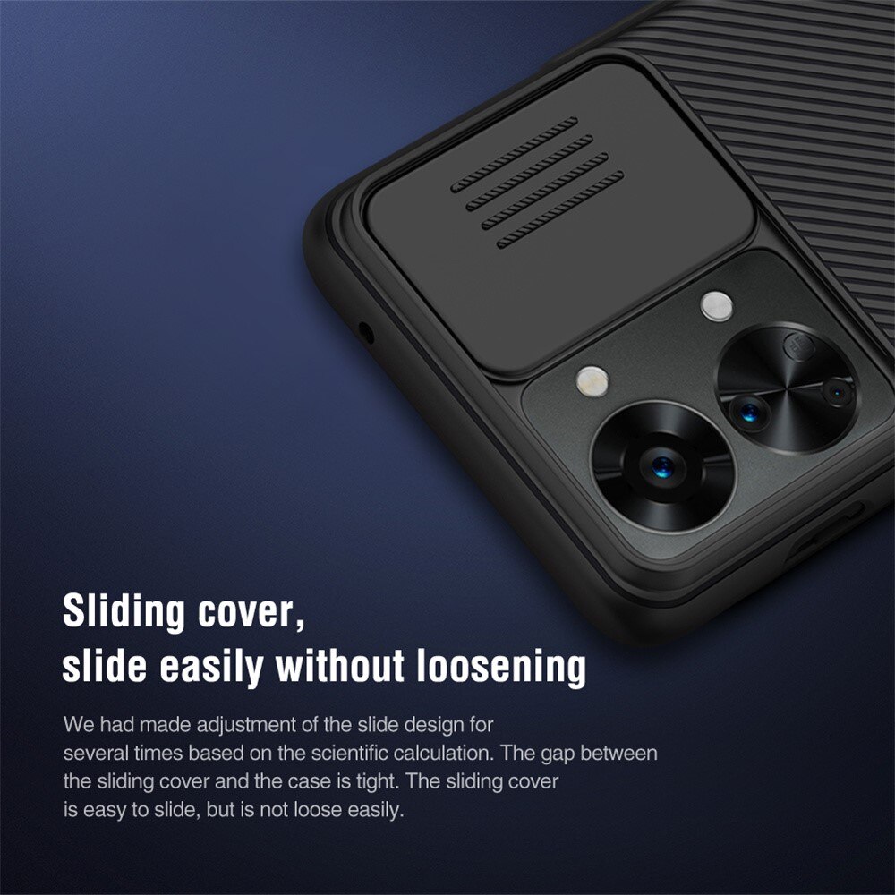 Cover CamShield OnePlus Nord 2T 5G Nero