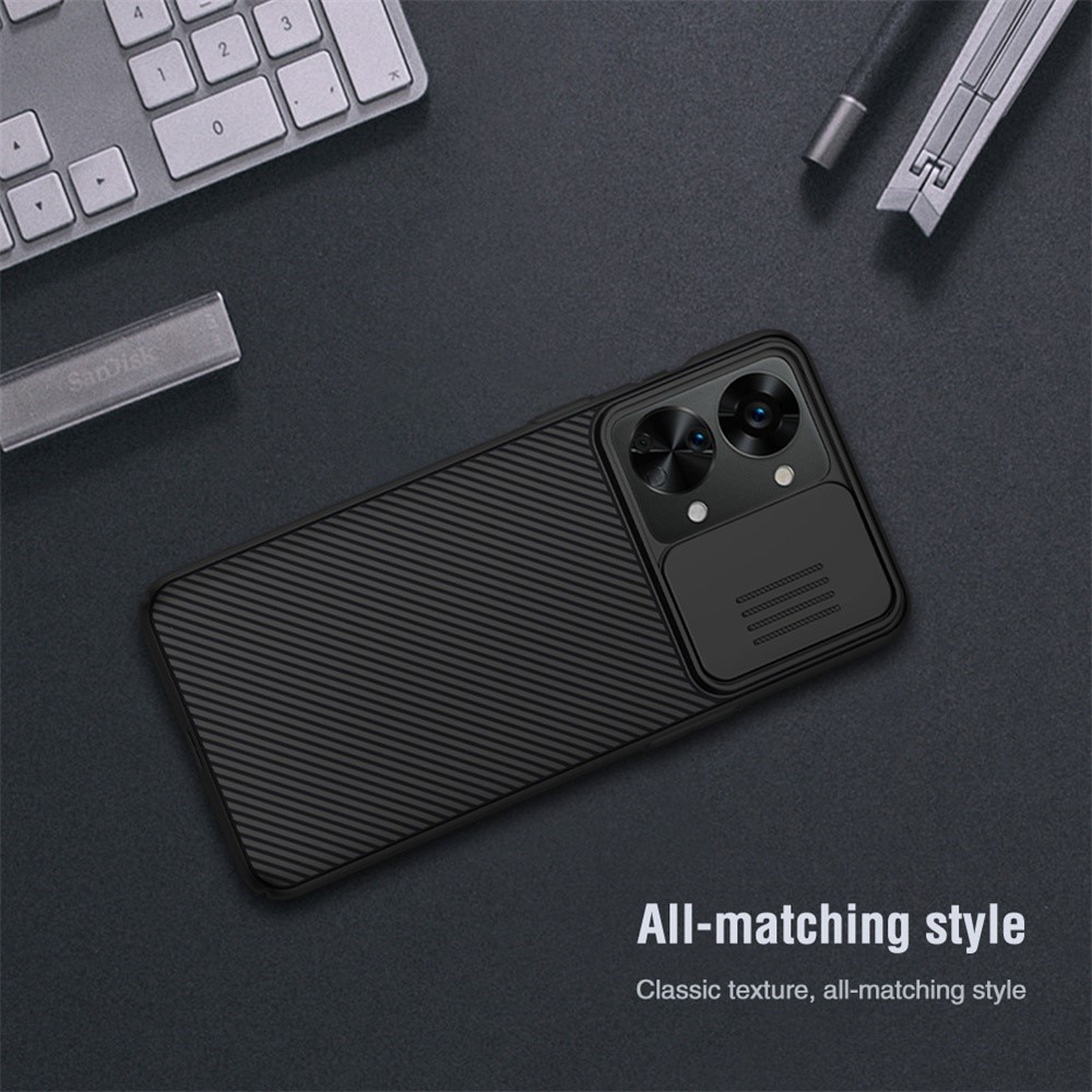 Cover CamShield OnePlus Nord 2T 5G Nero