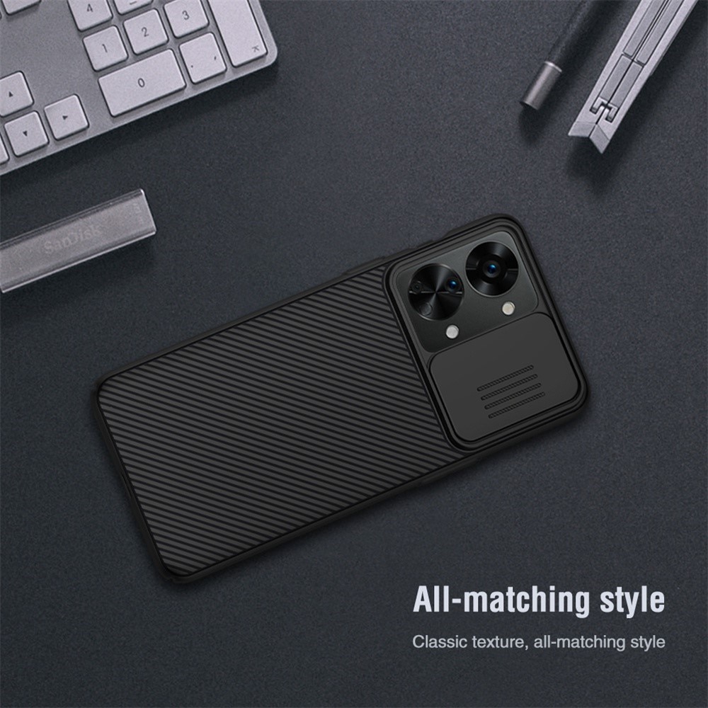 Cover CamShield  Oneplus Nord 2T 5G Nero