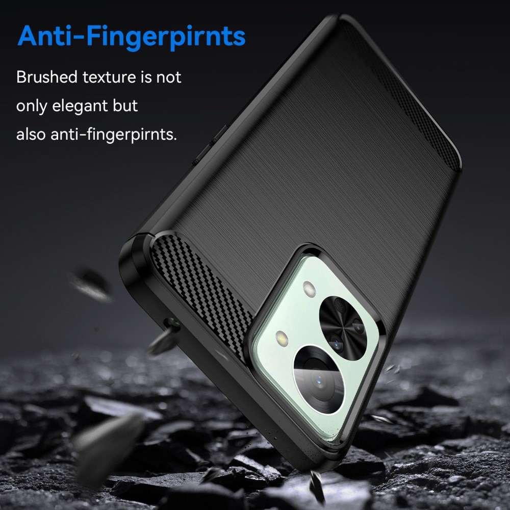Cover TPU Brushed  Oneplus Nord 2T 5G Nero