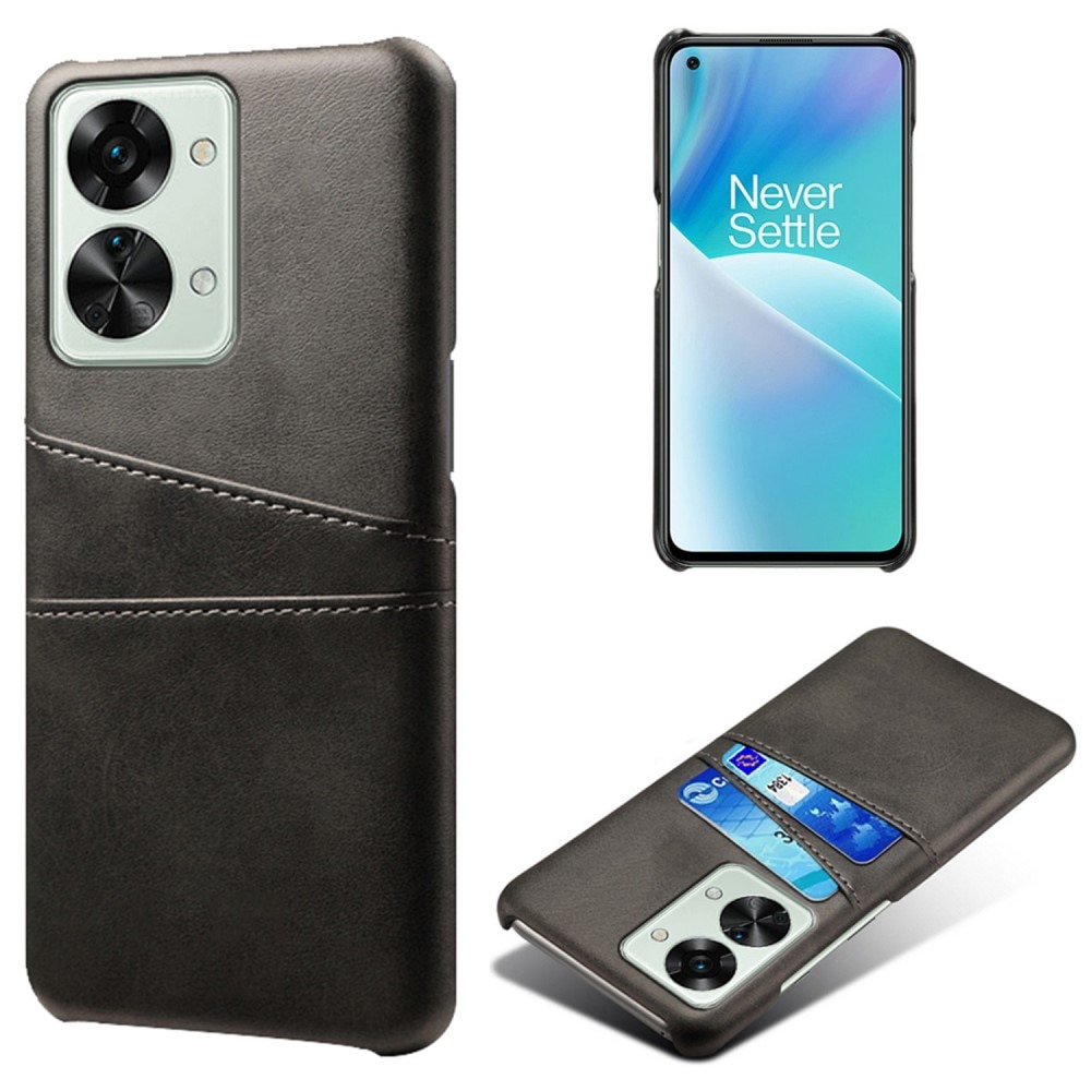 Cover Cards Slot Case OnePlus Nord 2T 5G Nero