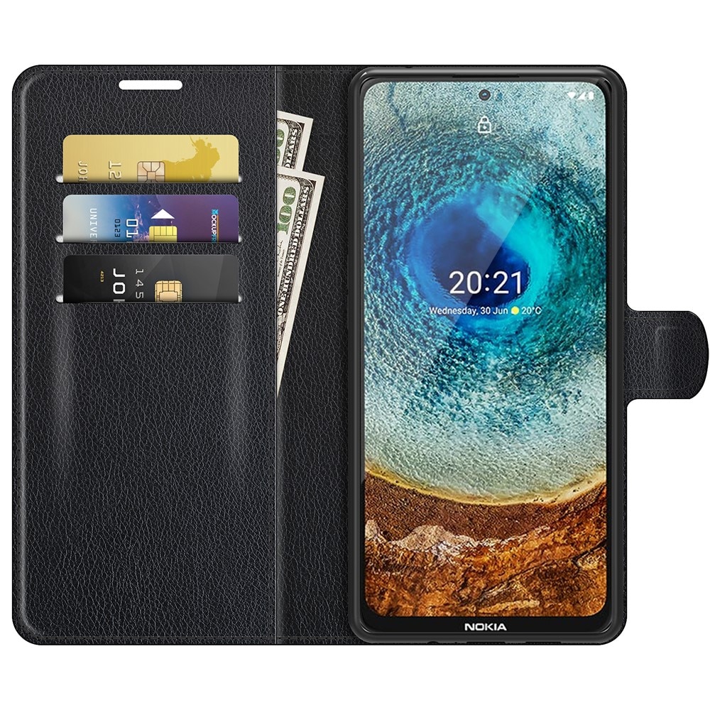 Cover portafoglio Nokia X20/X10 Nero