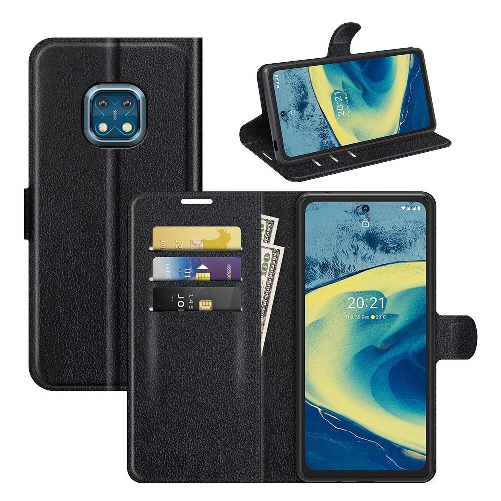 Cover portafoglio  Nokia XR20 Nero