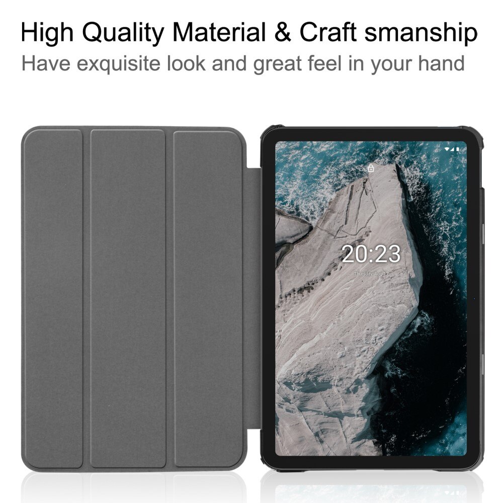 Cover Tri-Fold  Nokia T20 Nero