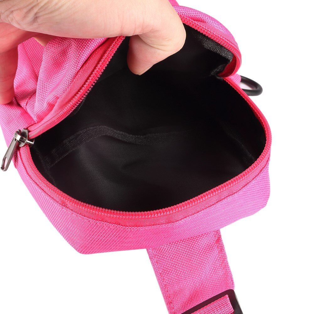 Piccola Borsa a Tracolla in Nylon, rosa