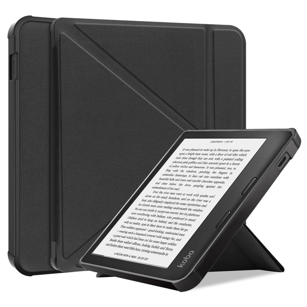 Custodia Origami Kobo Libra 2 nero