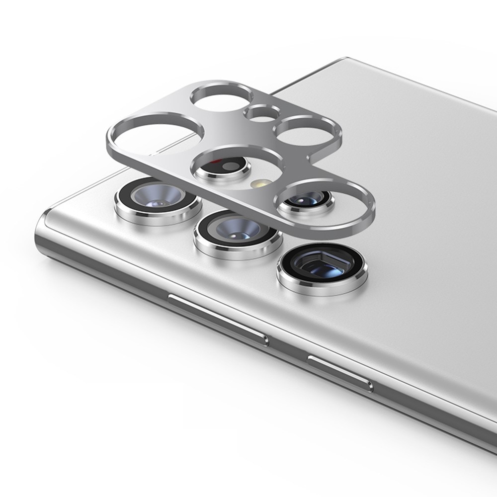 Protezioni per fotocamere Alluminio Samsung Galaxy S22 Ultra D'argento