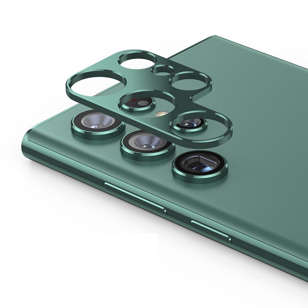 Protezioni per fotocamere Alluminio Samsung Galaxy S22 Ultra Verde