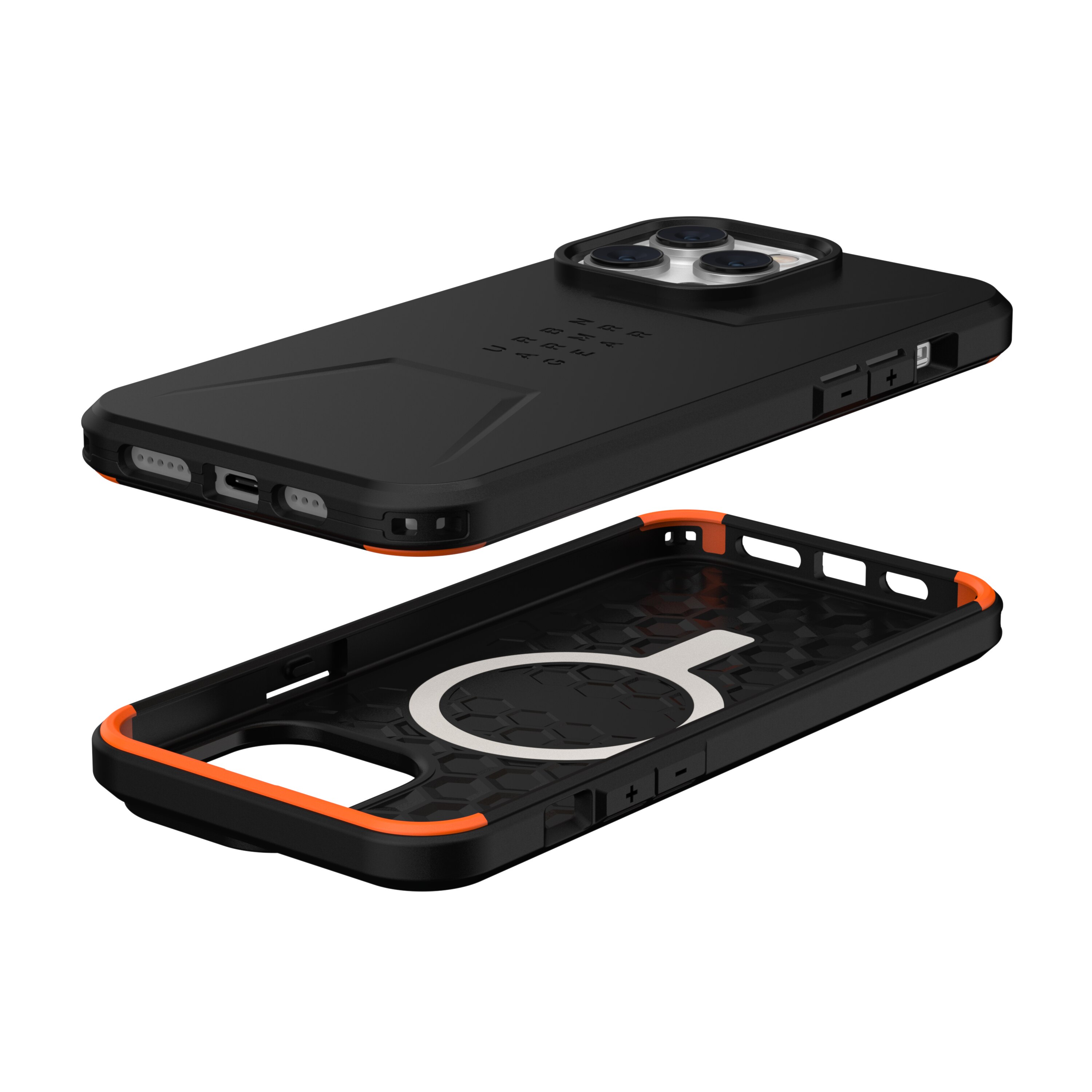 Cover Civilian con MagSafe iPhone 14 Pro Max Black