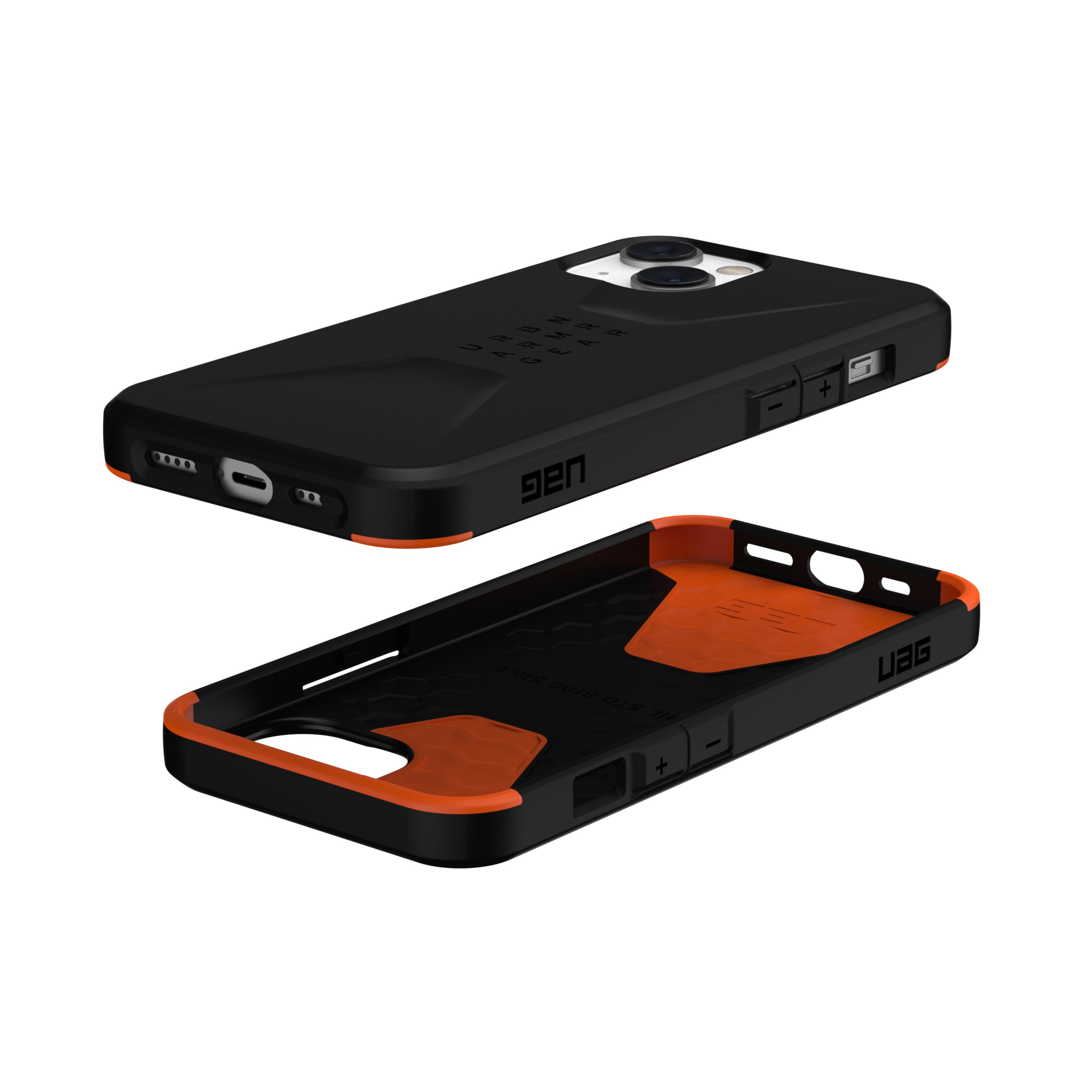 Cover Civilian Series iPhone 14 Nero