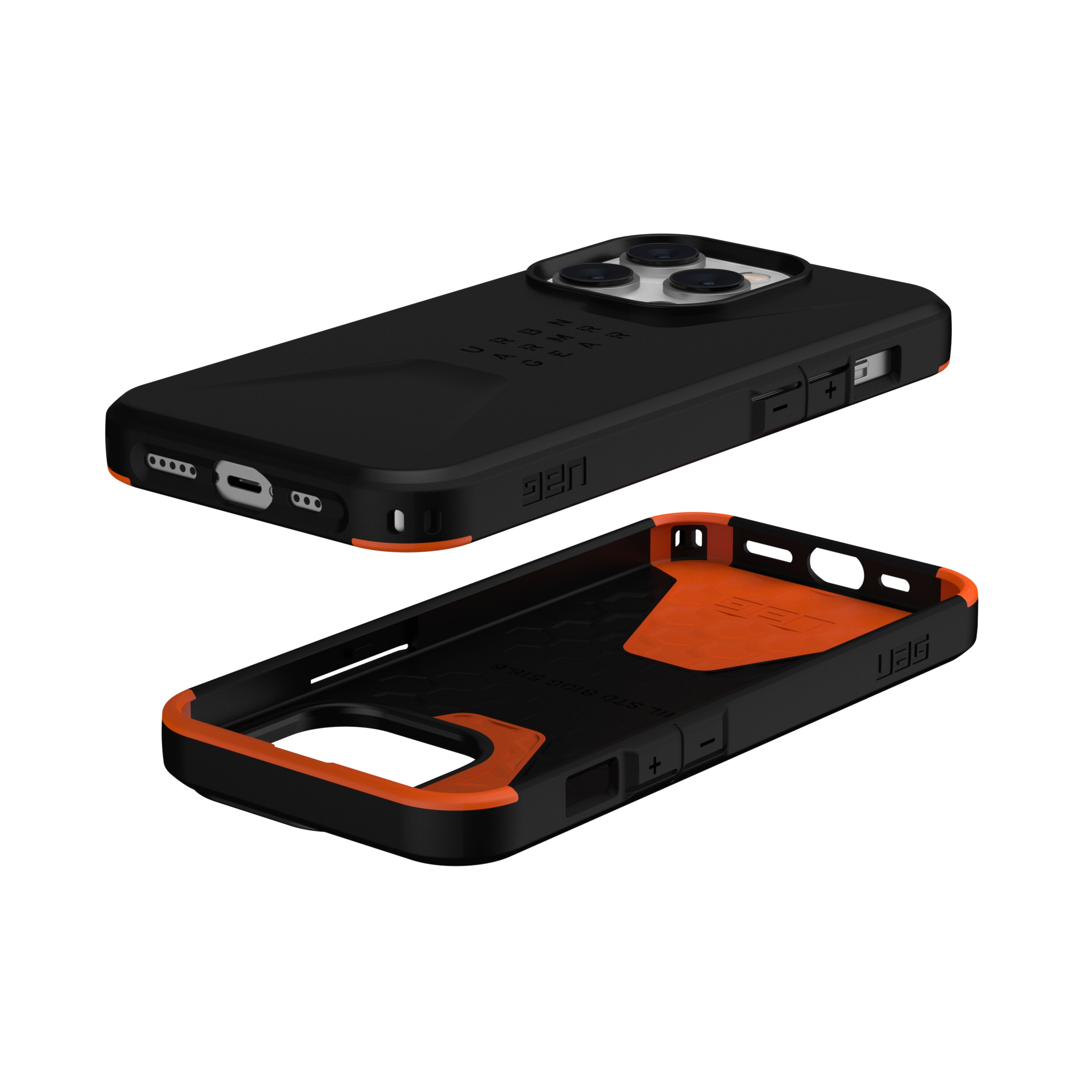 Cover Civilian Series iPhone 14 Pro Nero