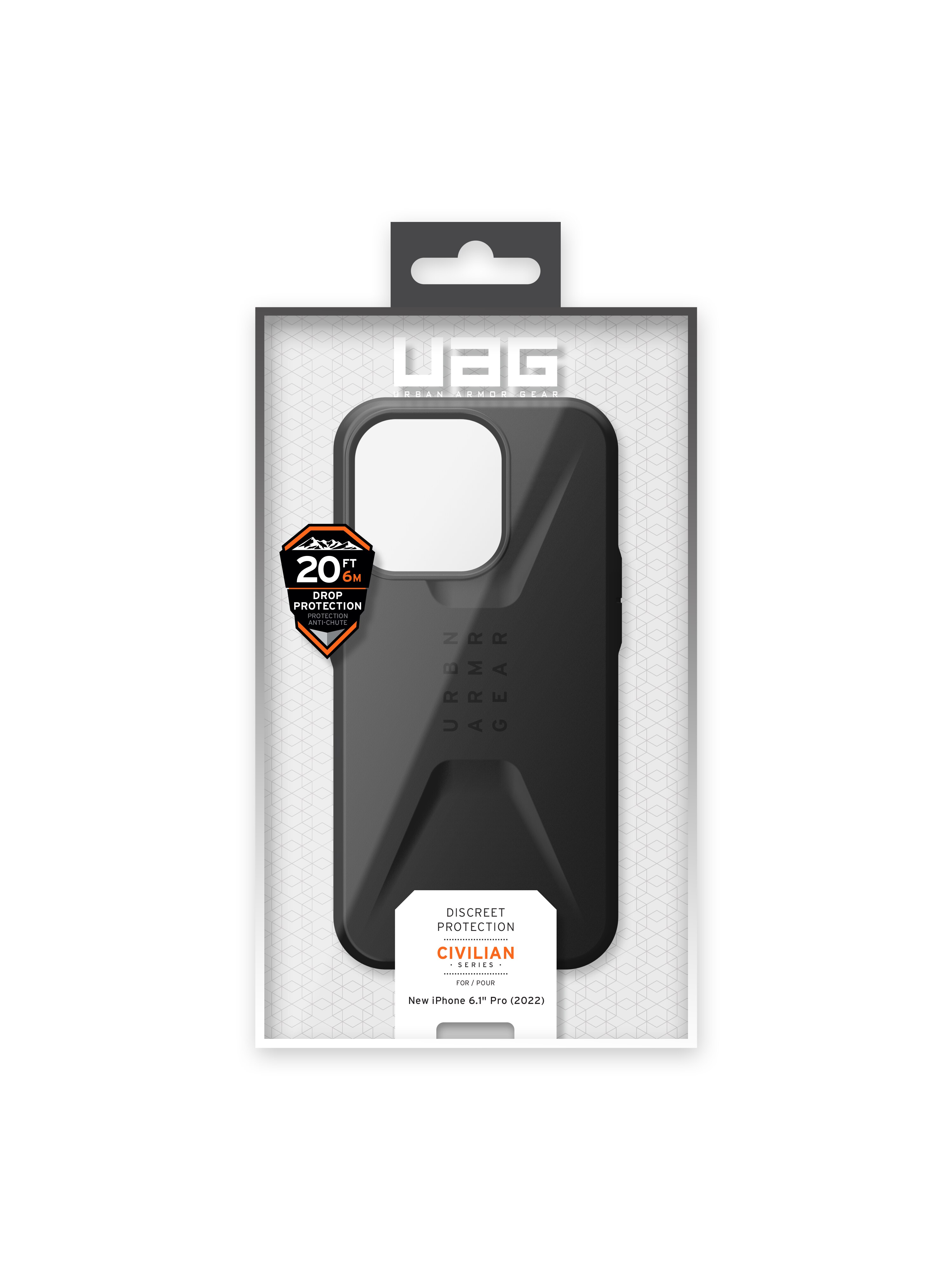 Cover Civilian Series iPhone 14 Pro Nero