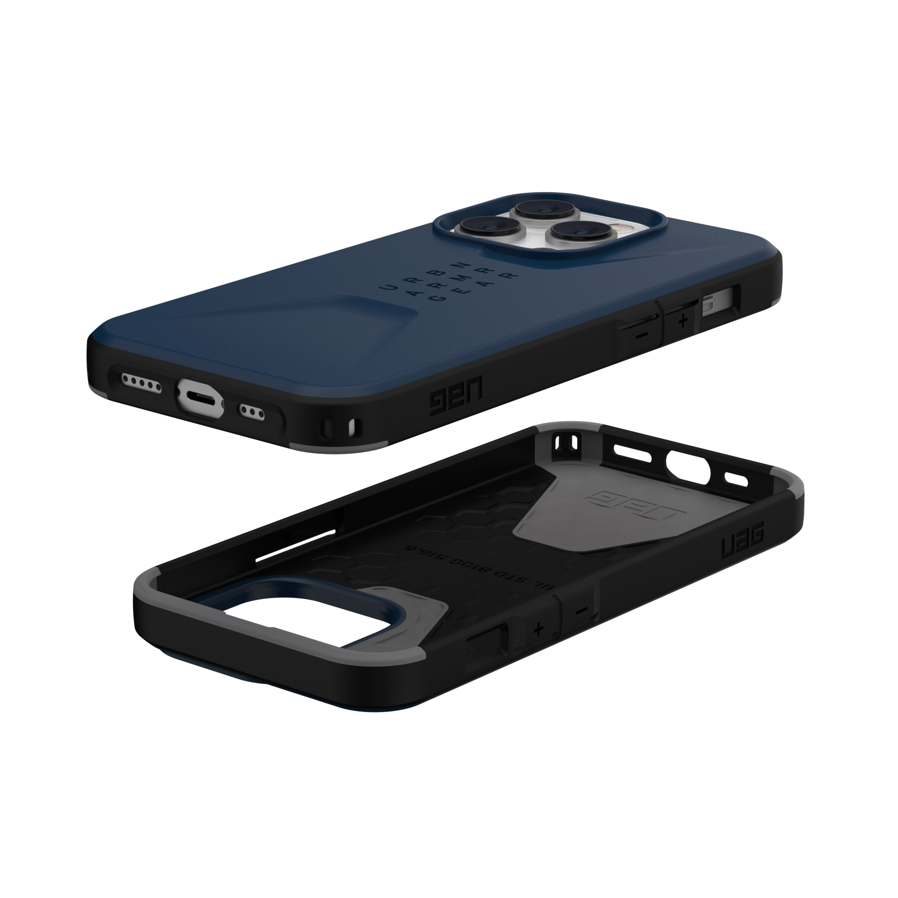 Cover Civilian Series iPhone 14 Pro Blu