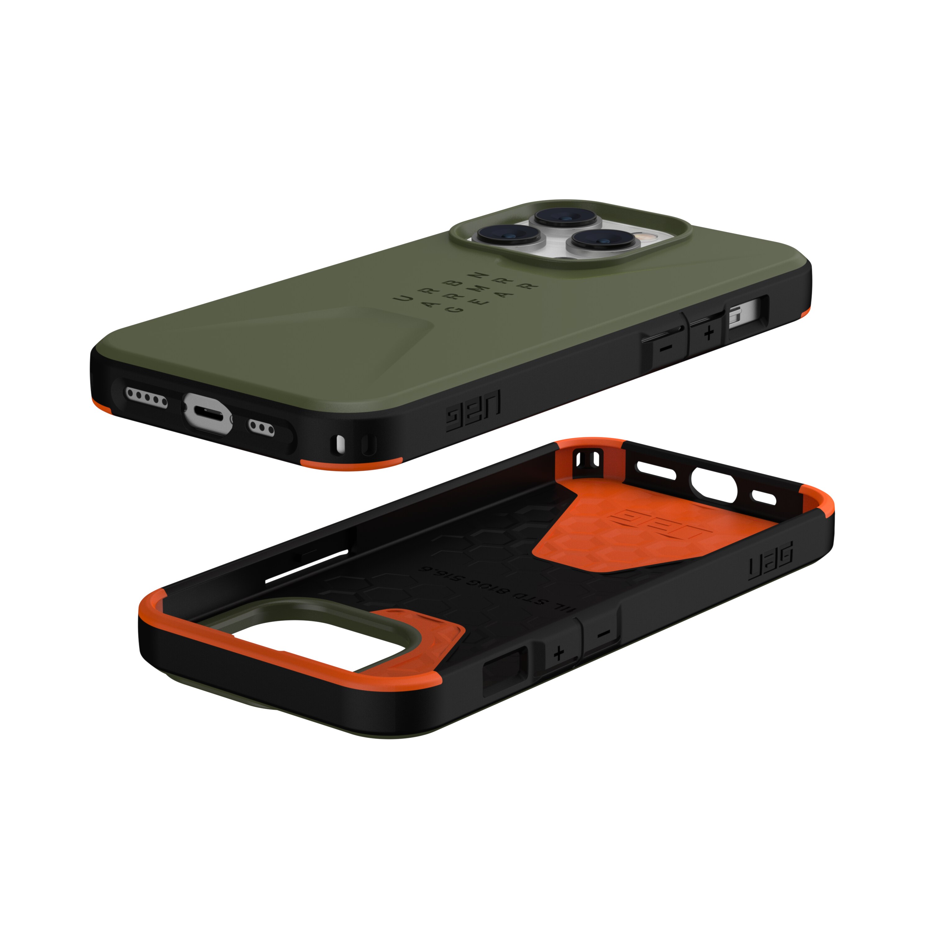 Cover Civilian Series iPhone 14 Pro Verde