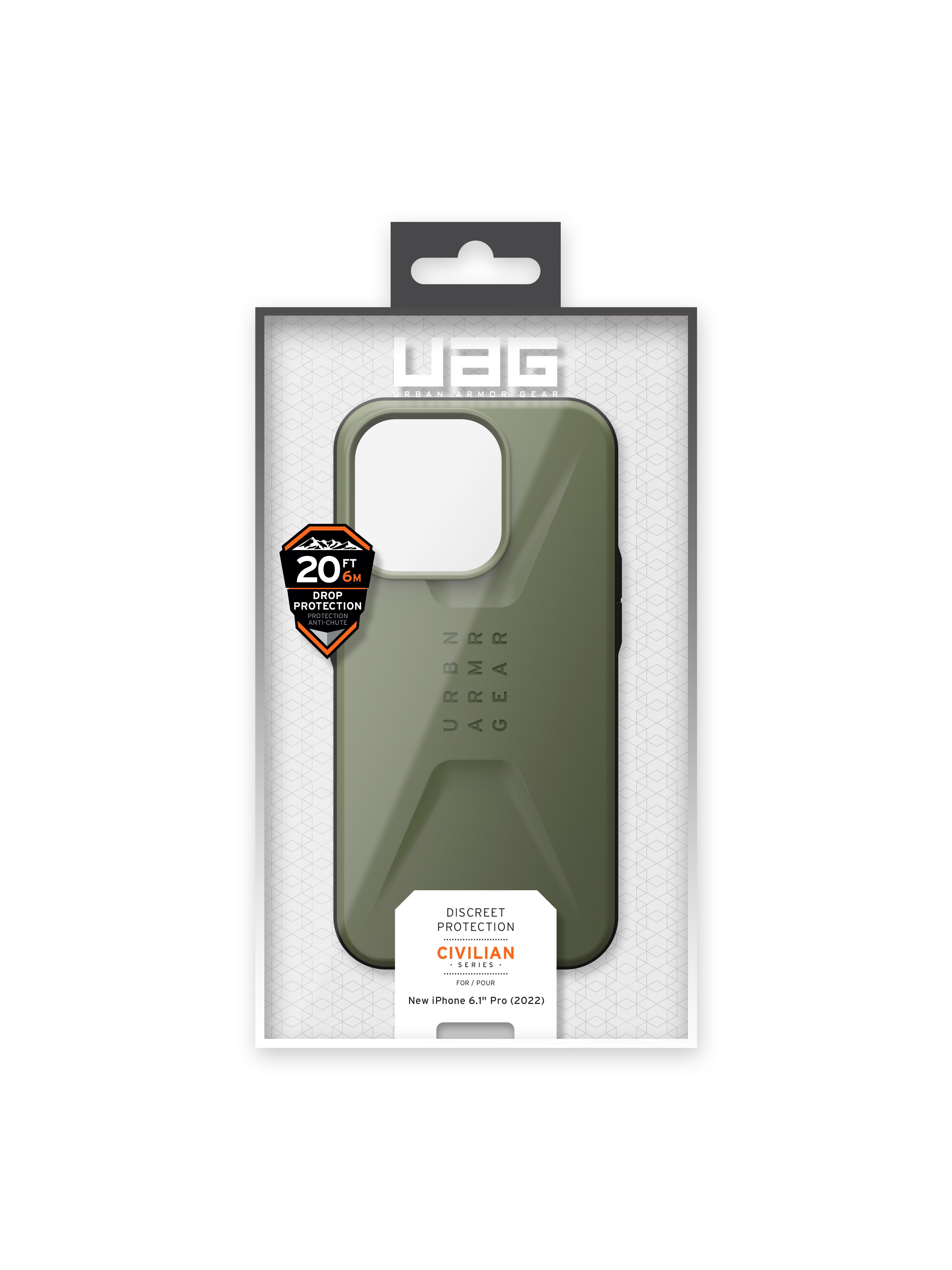 Cover Civilian Series iPhone 14 Pro Verde