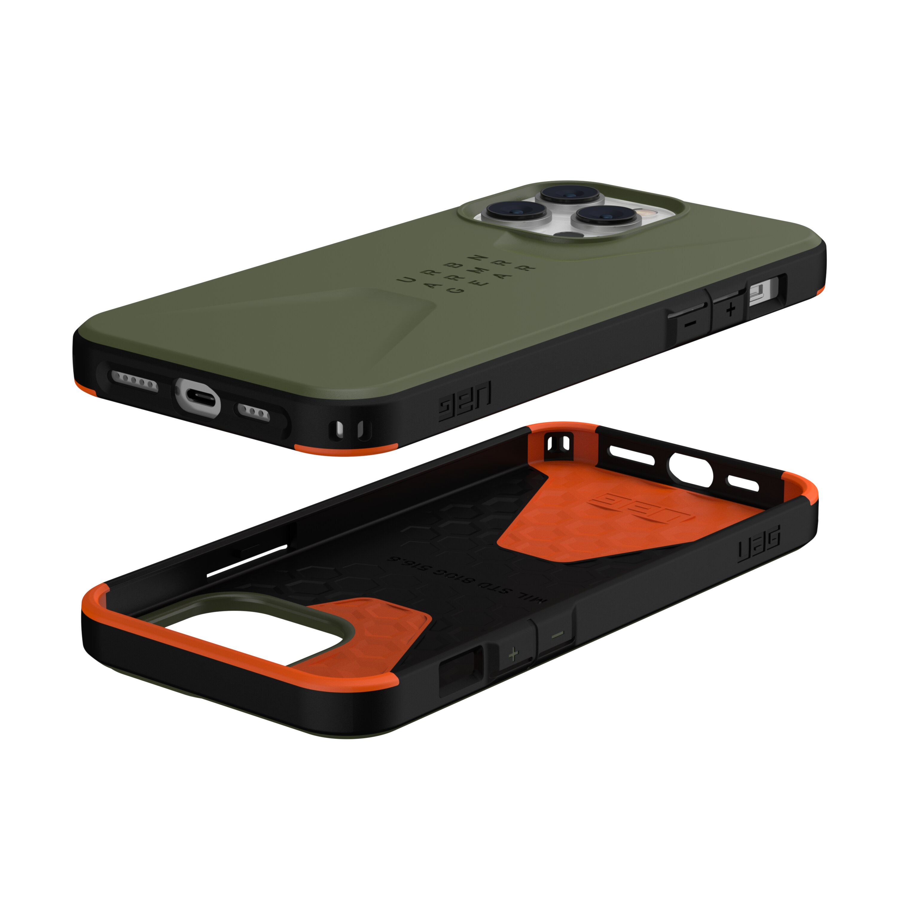 Cover Civilian Series iPhone 14 Pro Max Verde