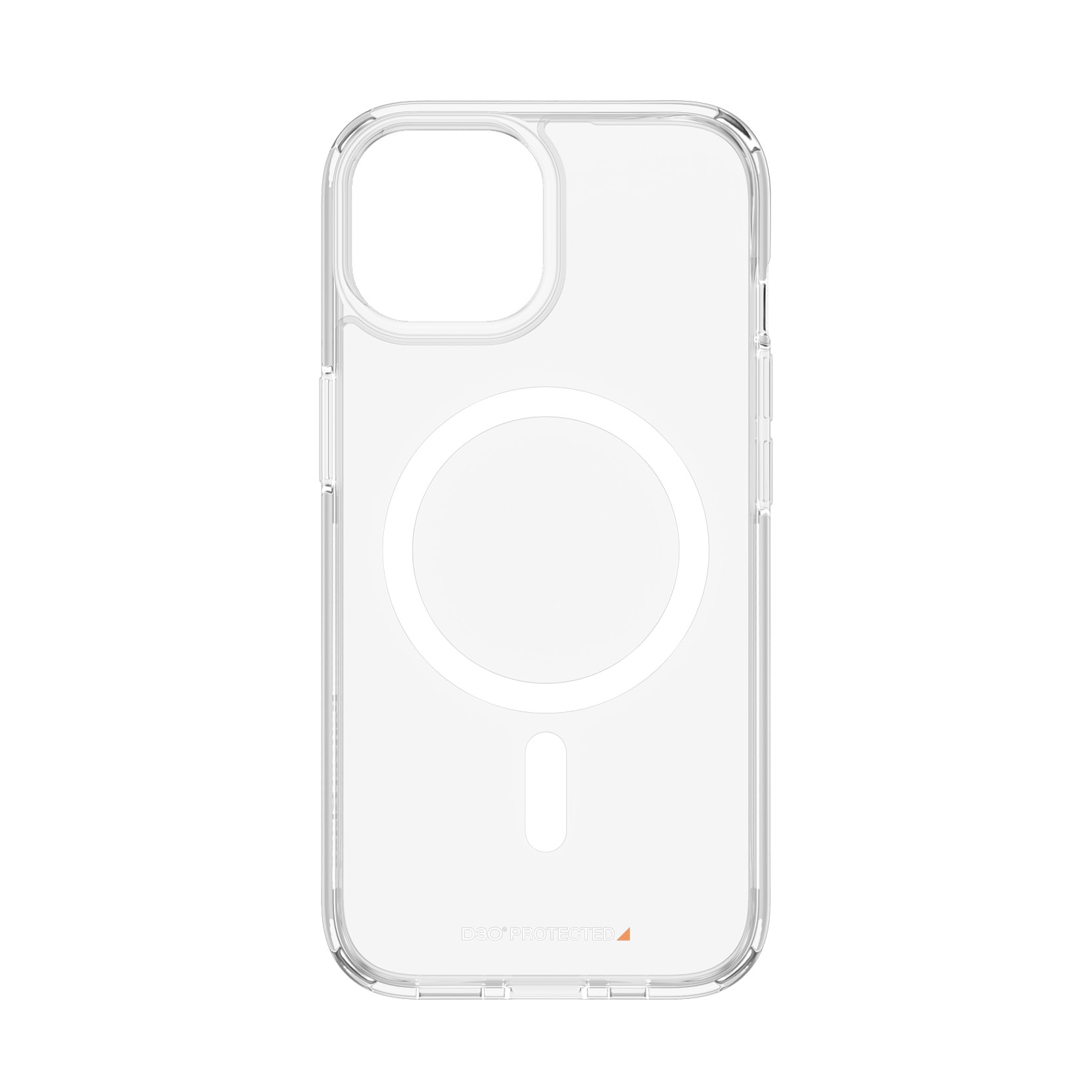 Cover Hardcase D3O MagSafe iPhone 15, transparente