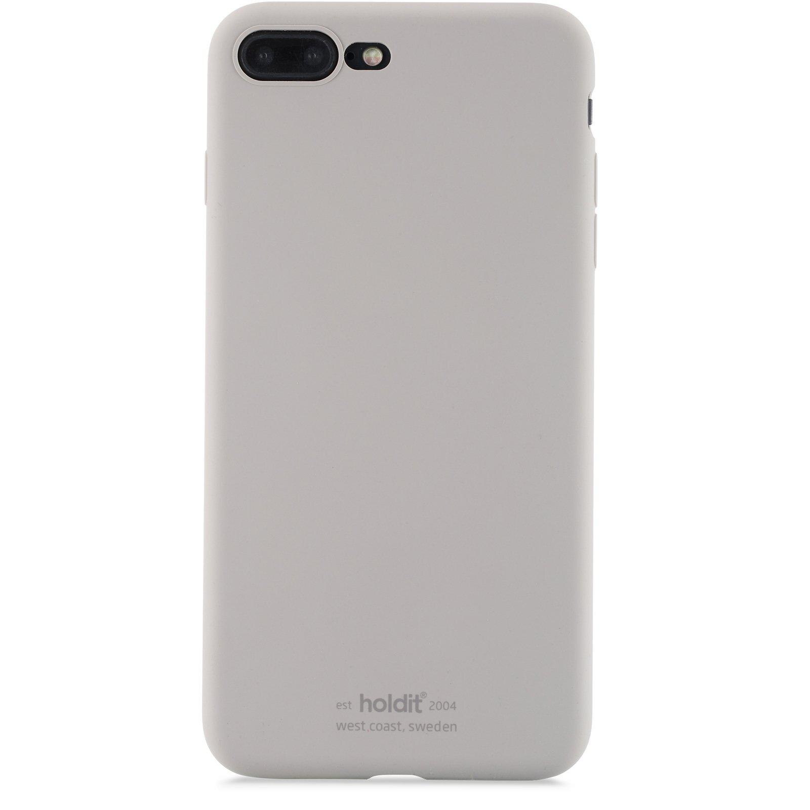 Cover in silicone iPhone 7 Plus/8 Plus Taupe