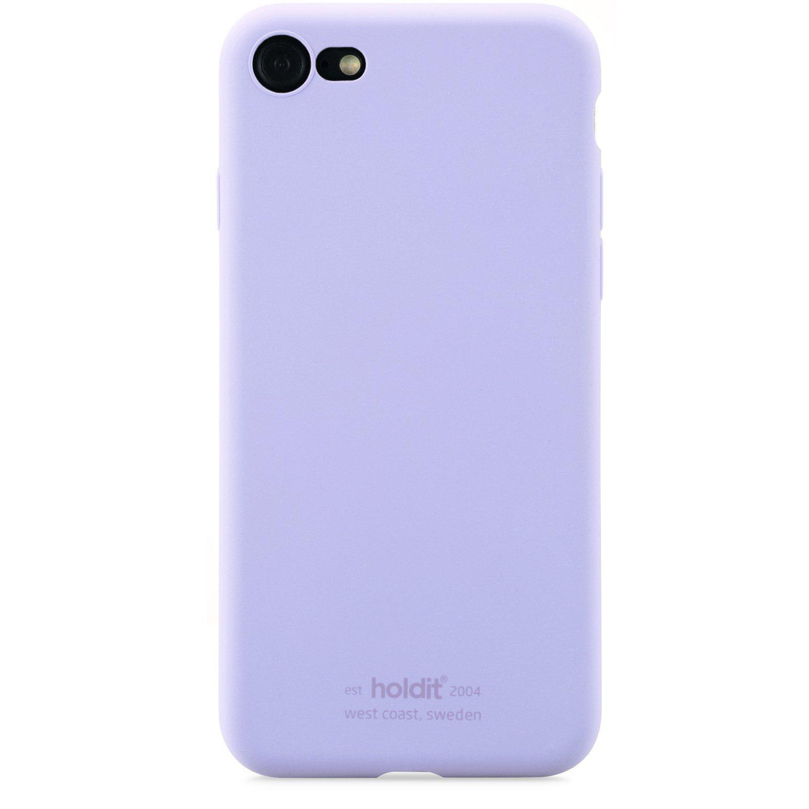 Cover in silicone iPhone 8 Lavanda