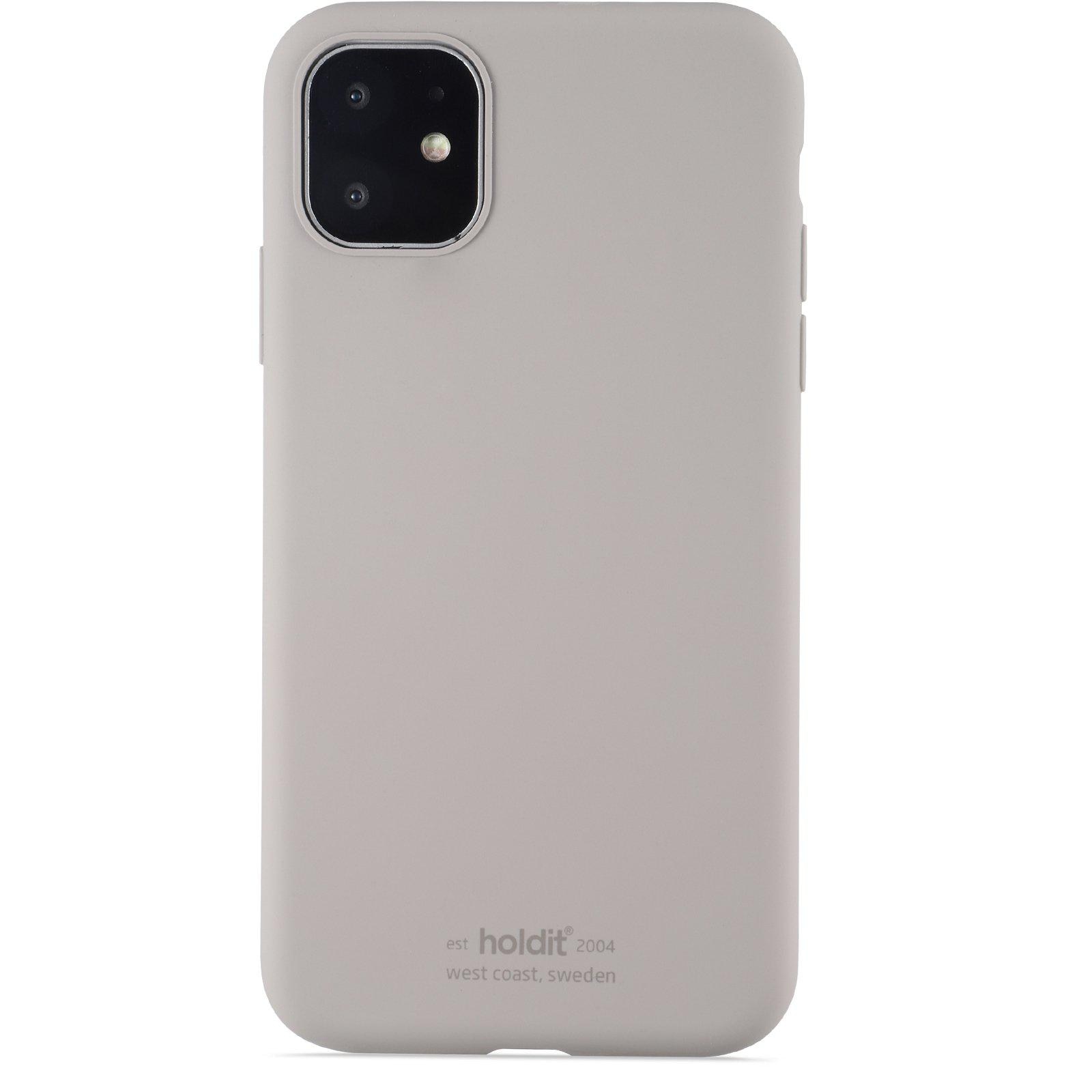 Cover in silicone iPhone 11/XR Taupe