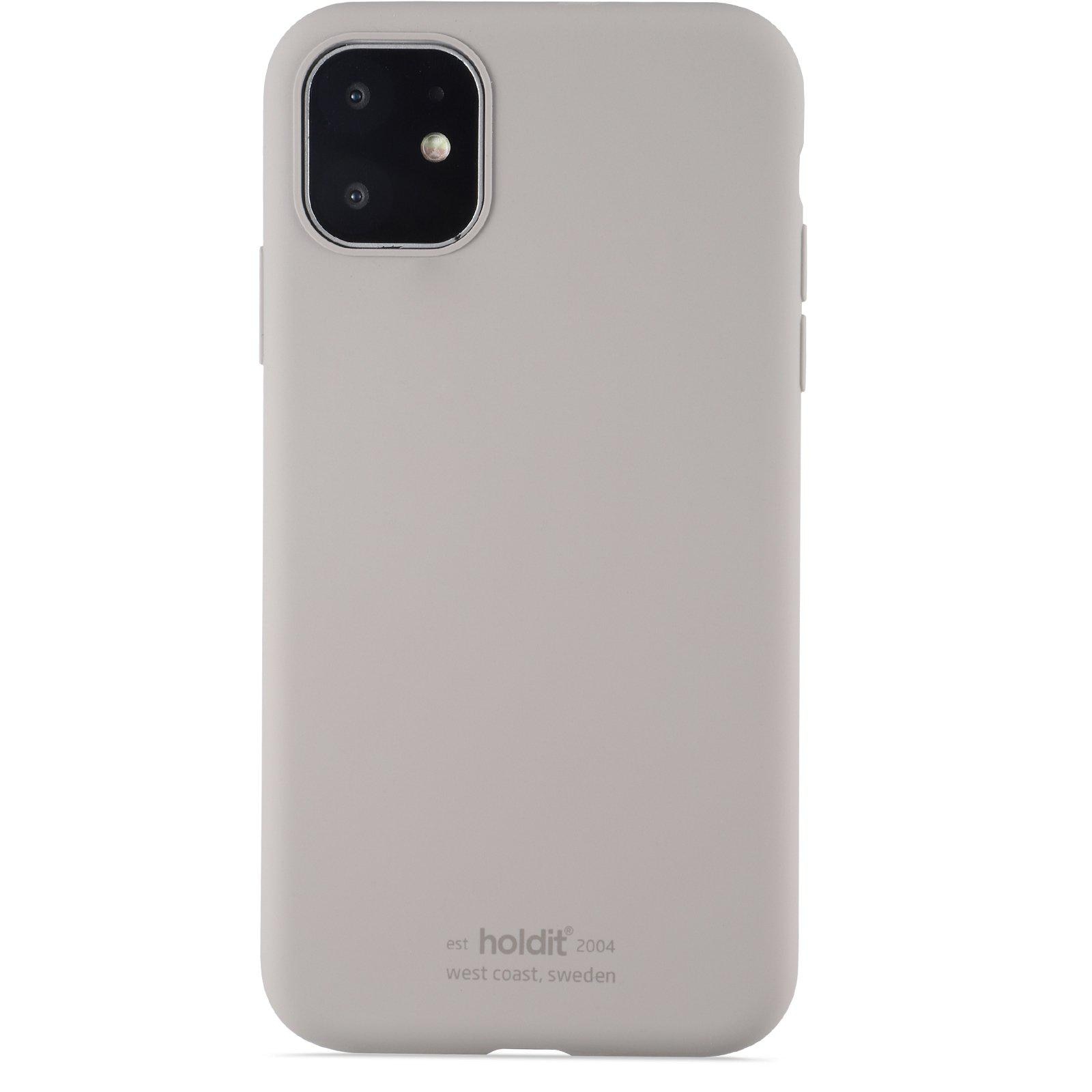 Cover in silicone iPhone XR Taupe