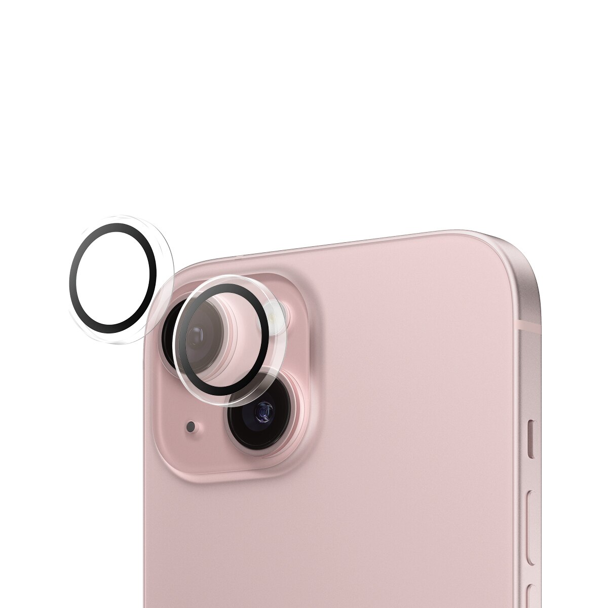iPhone 15 Hoops Camera Lens Protector Trasparente