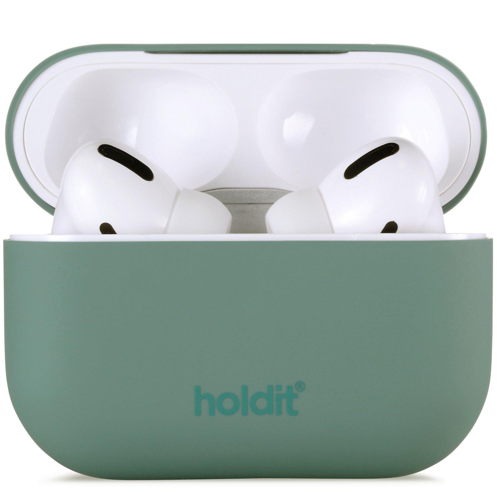 Custodia in silicone AirPods Pro Moss Green