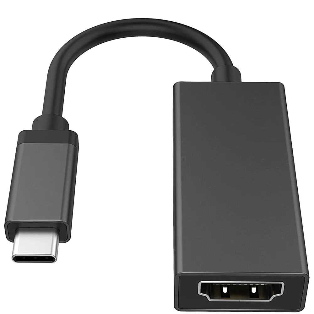 Adattatore per display da USB-C a HDMI 10 cm Nero