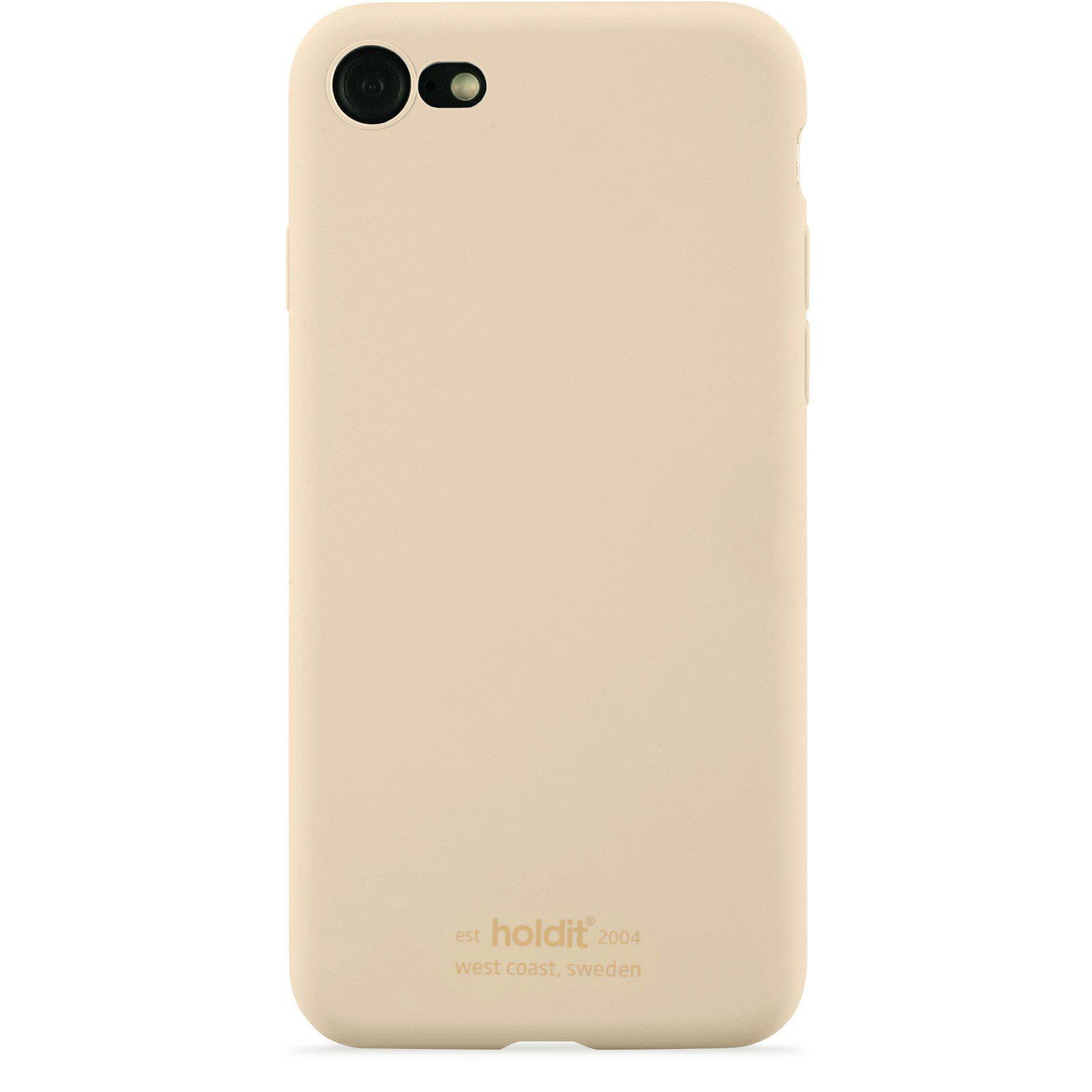 Cover in silicone iPhone SE (2022) Beige