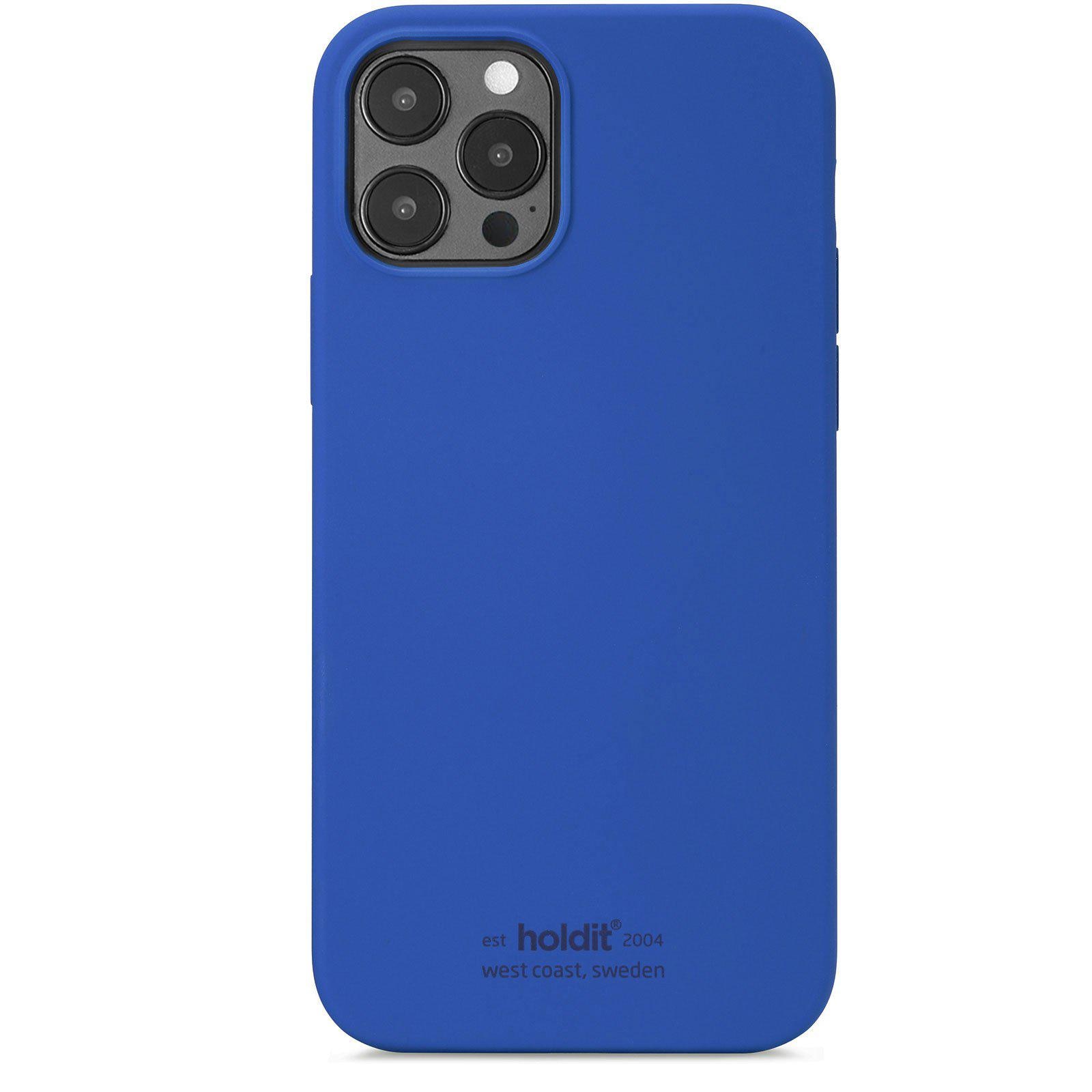 Cover in silicone per Apple iPhone 12 Pro Max Blu
