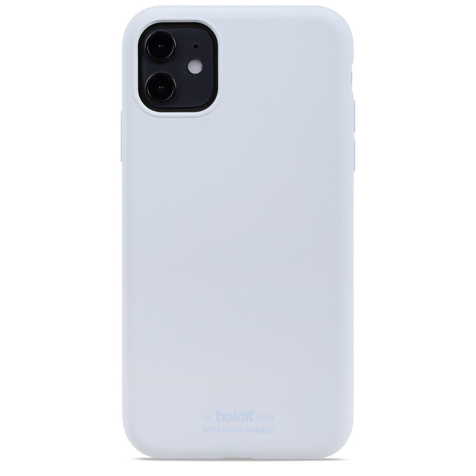 Cover in silicone iPhone XR Mineral Blue