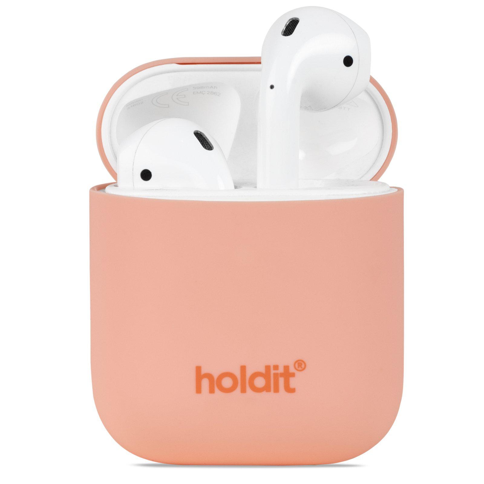 Custodia in silicone AirPods Pink Peach