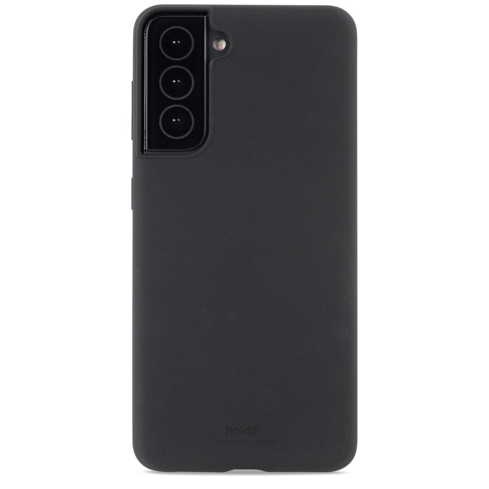 Cover in silicone per Samsung Galaxy S21 Nero