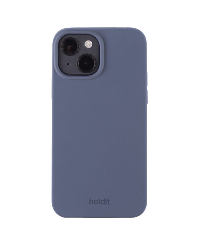 Cover in silicone per iPhone 14 Blu