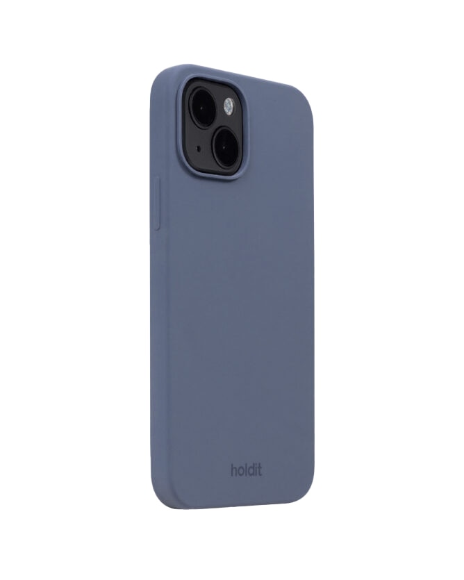 Cover in silicone per iPhone 14 Blu