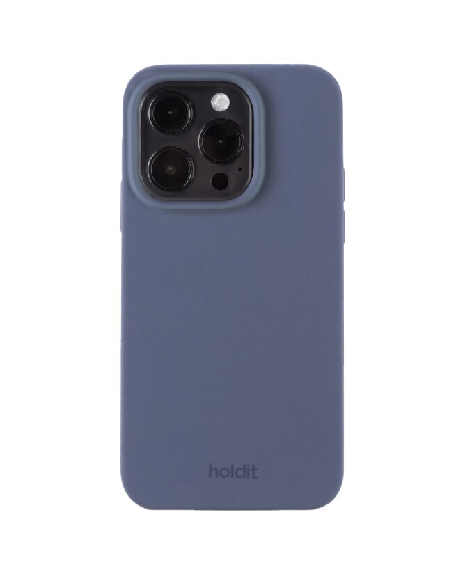 Cover in silicone per iPhone 14 Pro Blu