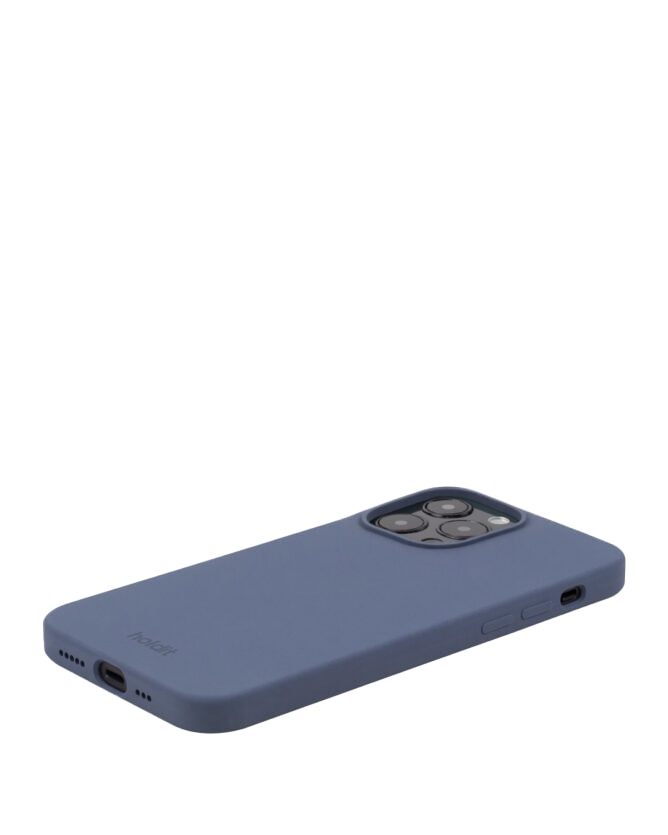 Cover in silicone per iPhone 14 Pro Blu