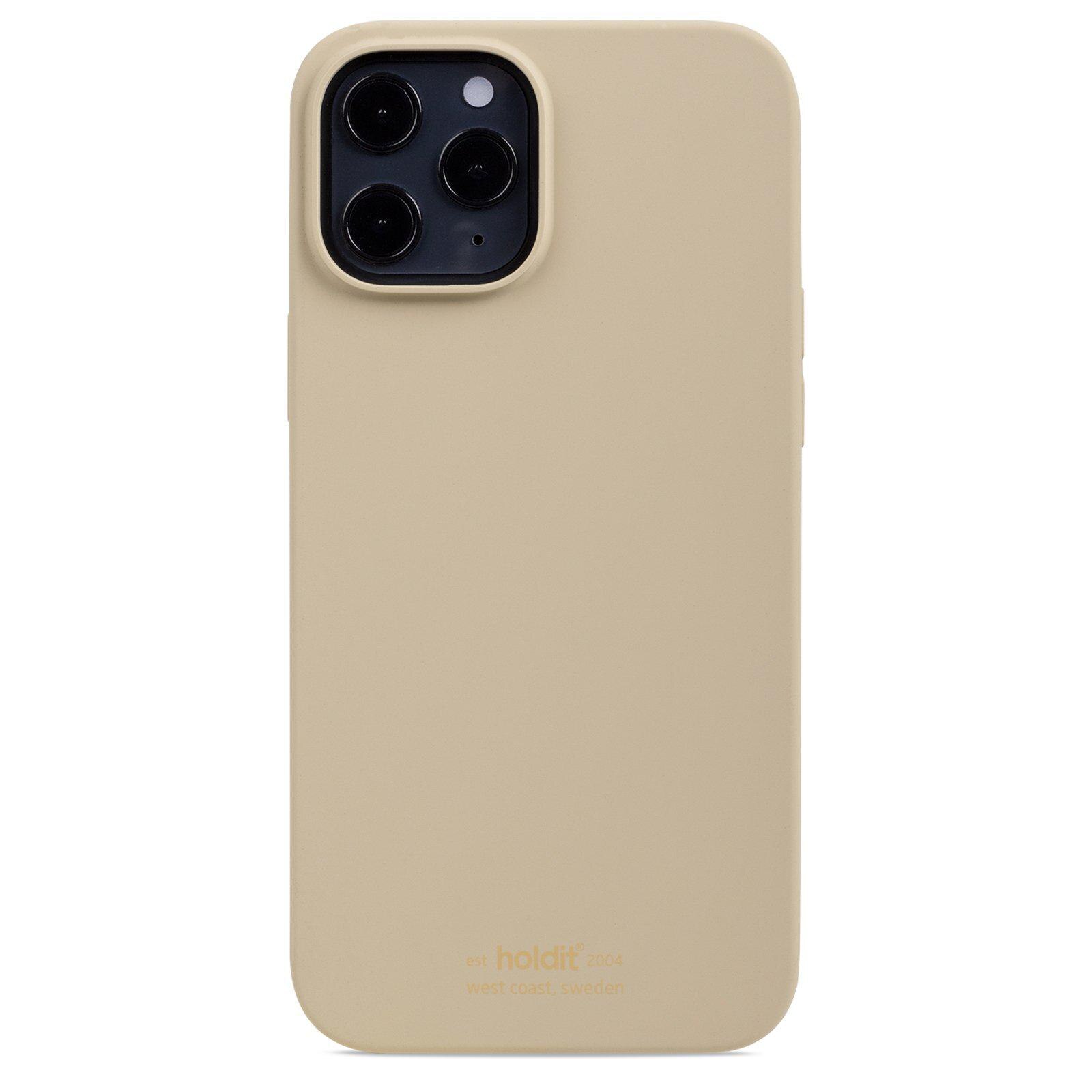 Cover in silicone iPhone 12 Pro Max Beige