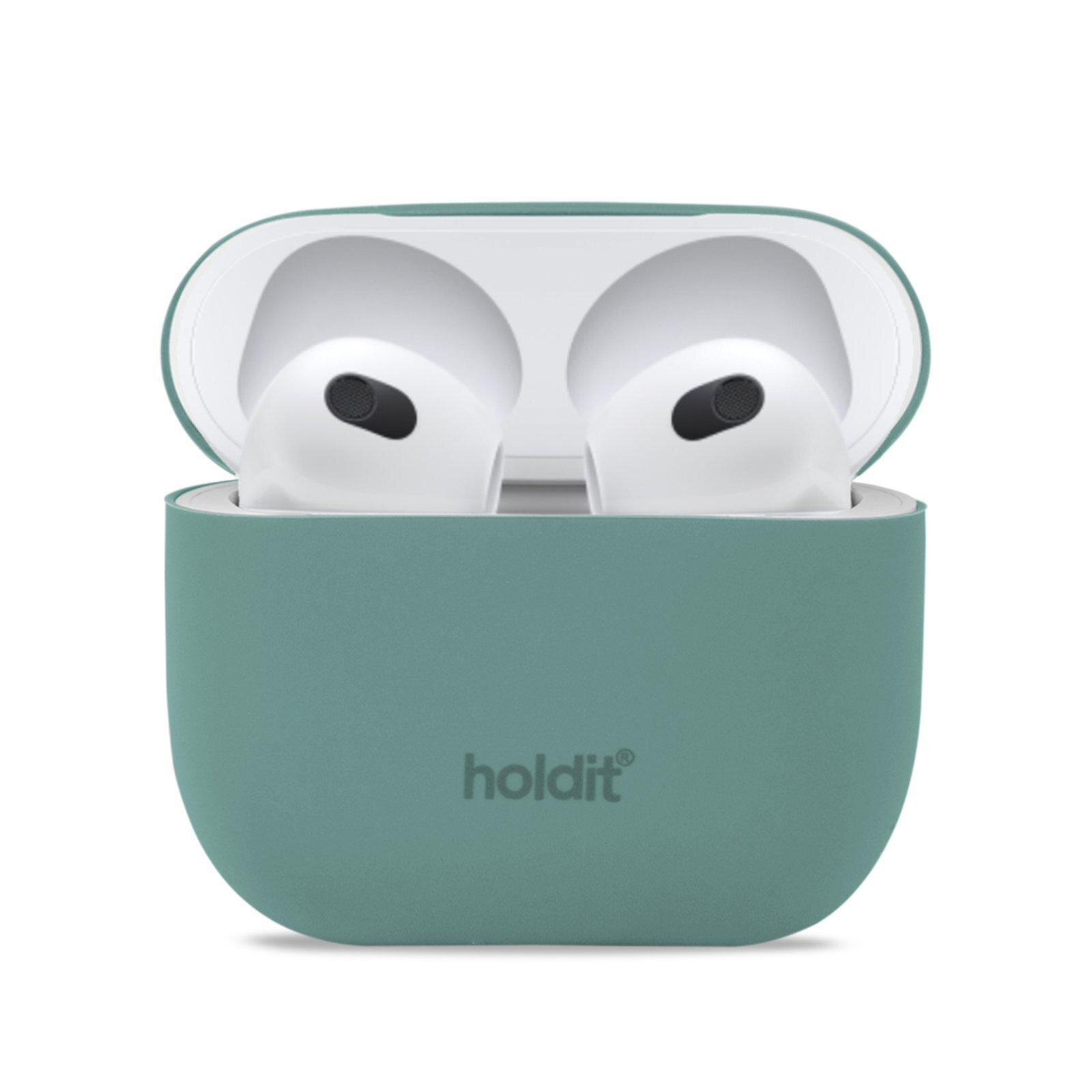 Custodia in silicone AirPods 3 Moss Green